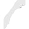 Ekena Millwork 5"W x 12"D x 16"H Standard Aspen Architectural Grade PVC Knee Brace BRCP05X12X16ASP - alternate 2